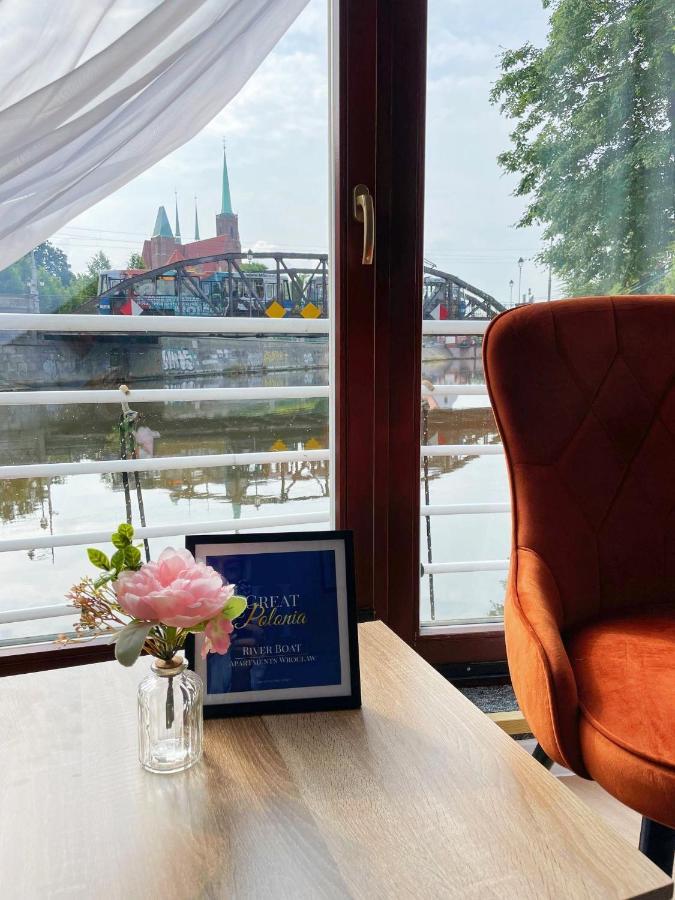 Great Polonia River Boat Apartments فروتسواف المظهر الخارجي الصورة